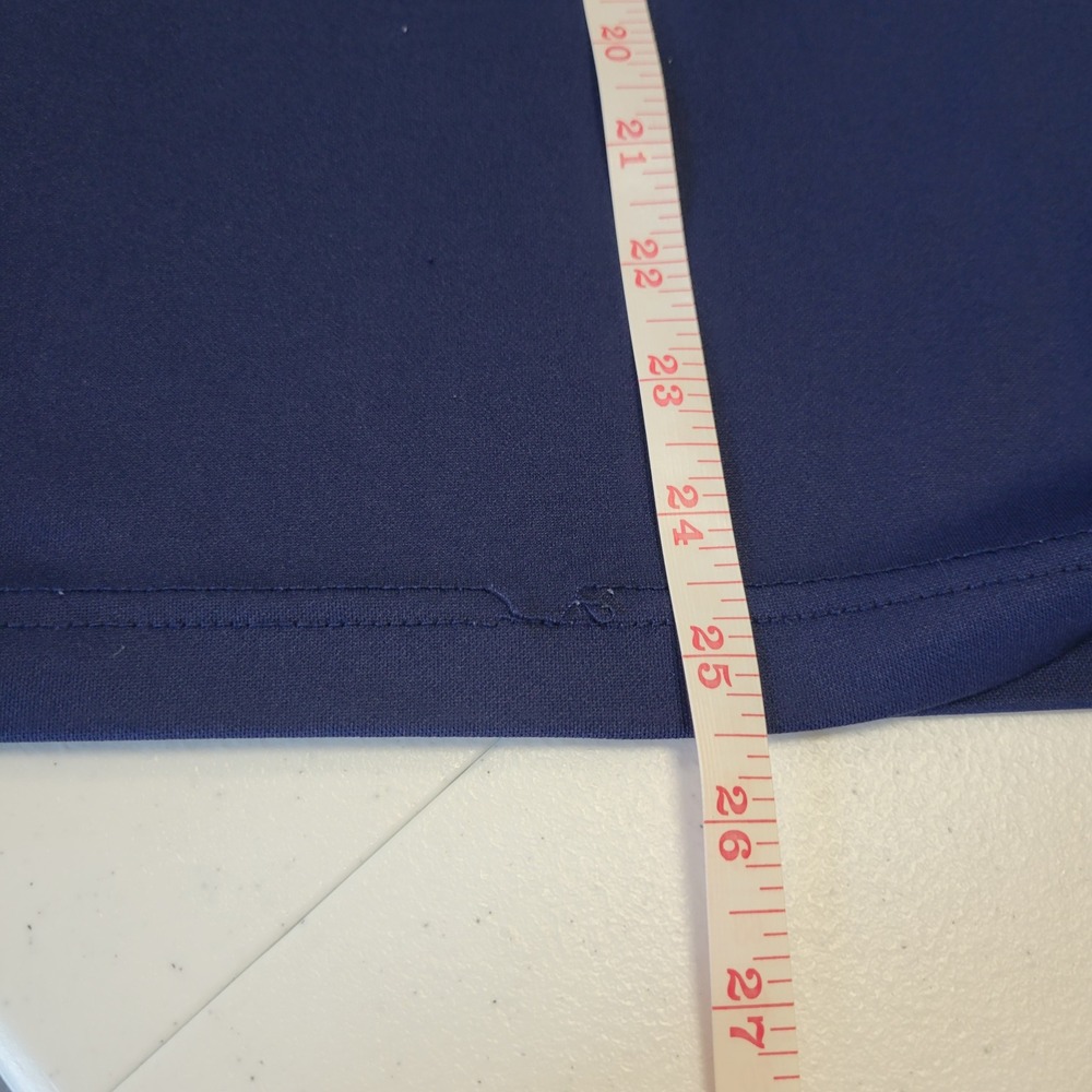 Russell UNC Tar Heels Polo Shirt Mens 2XL Navy Blue Short Sleeve Performance - Picture 4 of 7